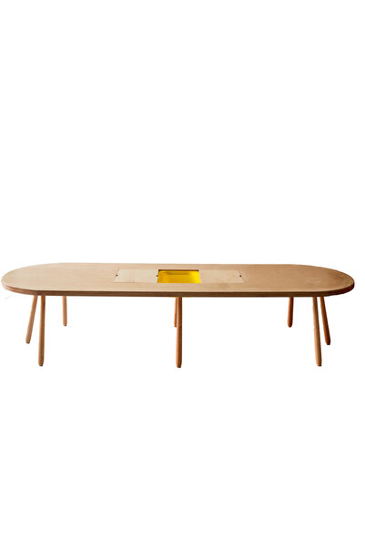 Woodnjoy OVAL GRUP DUYUSAL ETKİNLİK MASASI