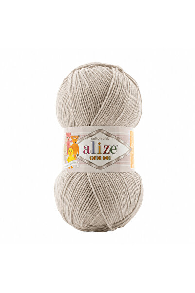 Alize Cotton Gold Pamuk El Örgü İpi 599 Fil Dişi 100 gram 330 metre