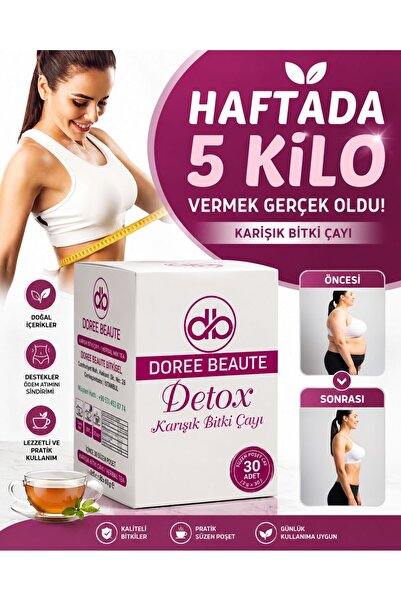 DOREE BEAUTE Kinoalı Detox zayıflama1 kilo verme Ve Formda Kalmaya yardımcı D...