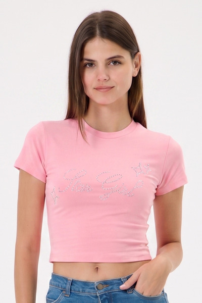 3 ROPE Tricou scurt pentru bebeluși cu imprimeu Star Girl Stone