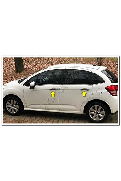Citroen C3 Kapı Kolu Nikelajı 2009-2016 4 Kapı P.Çelik