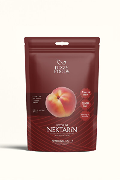 Dizzy Foods Dizzy Foods Dondurularak Kurutulmuş Meyve Nektarin 20 gr