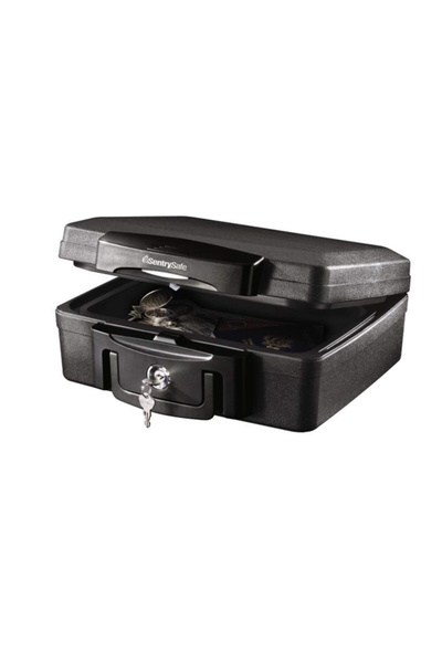 Sentrysafe Fireproof and Waterproof Small Portable Keyed Security Chest 8kg