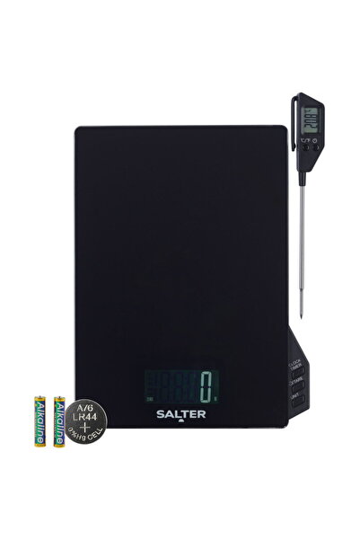 SALTER CГўntar digital de bucДѓtДѓrie cu termometru sondДѓ detaИ™abil, capaci...