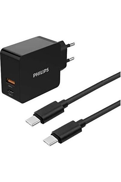 Philips Încărcător rapid DLP2621C/12 USB, Cablu USB Type-C 30W la USB Type-C ...