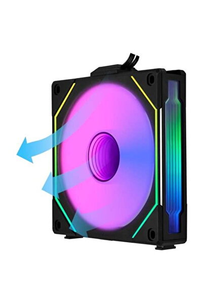 Lian Li UNI FAN SL-INF 120 ARGB Reverse Blade PWM, Ventilator de 120mm, 2.100...