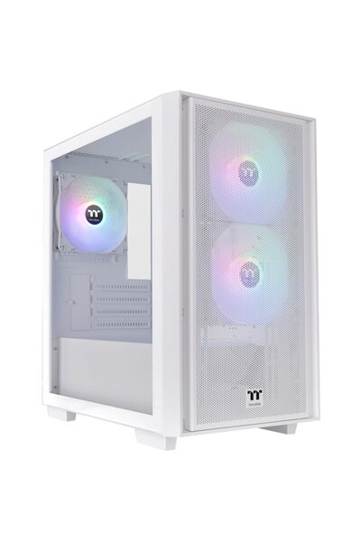 THERMALTAKE Micro Tower mATX Versa H16 TG ARGB Alb