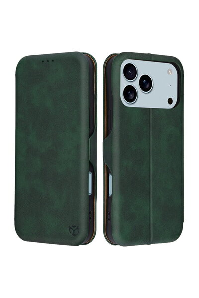 Techsuit Husă pentru iPhone 17 Pro - Safe Wallet Plus - Verde