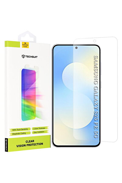 Techsuit Folie pentru Samsung Galaxy S25 FE - Clear Vision Glass - Transparentă
