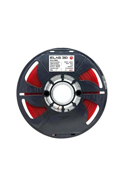 ELAS3D Elas 3D Kırmızı PLA Pro Filament - 1.75mm - 1 Kg