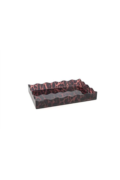 Mikasa Moor Leopar Desenli Akrilik Tepsi 30x20x4cm