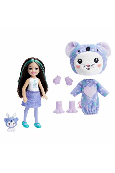 Barbie Chelsea Cutie Reveal Şirin Kostümler Serisi HRK27 - Rabbit In Koala