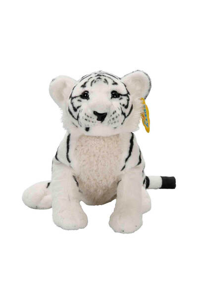 Sunman Yavru Beyaz Kaplan Peluş 45 cm