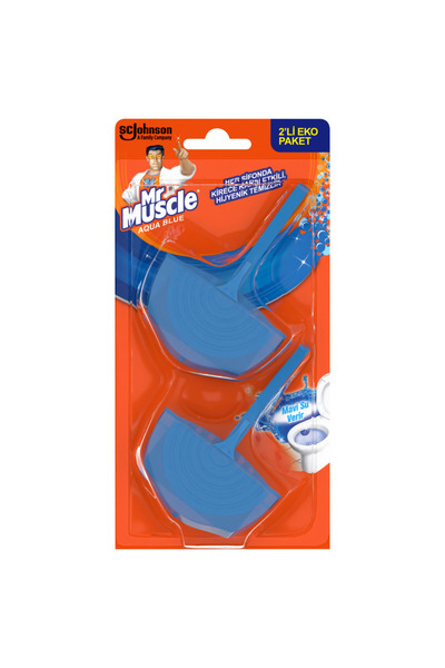 Mr. Muscle Mr.Muscle Klozet Blok 2 Li Aqua Blue 72 Gr.