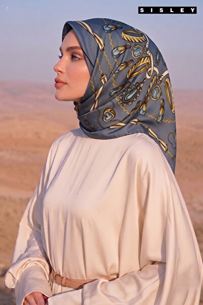 Sisley ELİSA DESENLİ EŞARP-2008-90*90