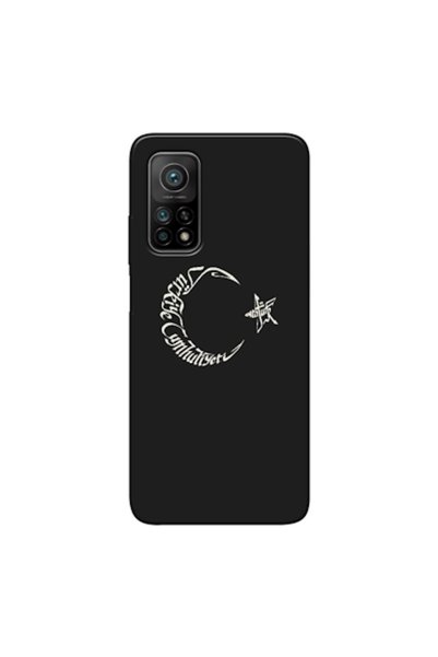 Zebana Xiaomi Mi 10t Pro Compatible Case Moon Star and Atatürk Silicone Case ...