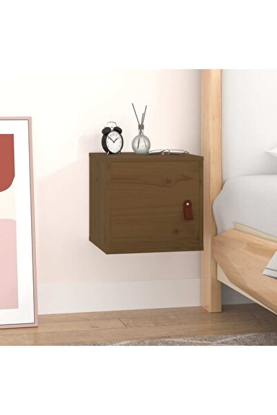 Concept Dulap de perete, maro miere, 31,5x30x30 cm, lemn masiv de pin