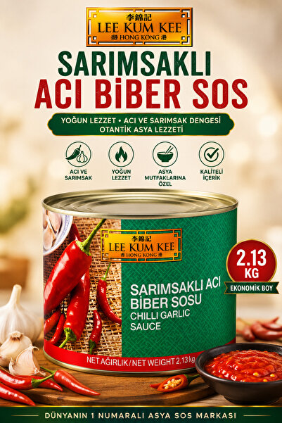 Lee Kum Kee Sarımsaklı Acı Biber Sosu 2.130 Gr