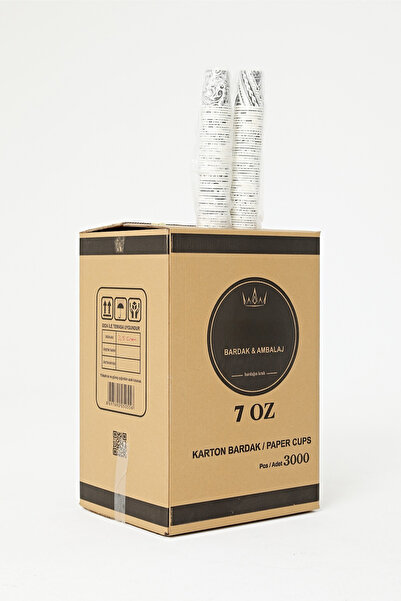 KentOyuncaK 7 oz Leak-Proof 2000-Count Paper Cups - Disposable Paper Cups - M...