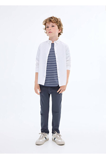 MANGO Kids Παντελόνι σε ίσια κοπή