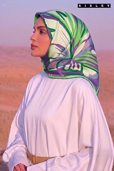 Sisley ELİSA DESENLİ EŞARP-2006-90*90