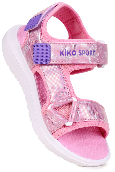 Kiko Kids Minuf Hologram Cırtlı Kız Çocuk Sandalet Ayakkabı