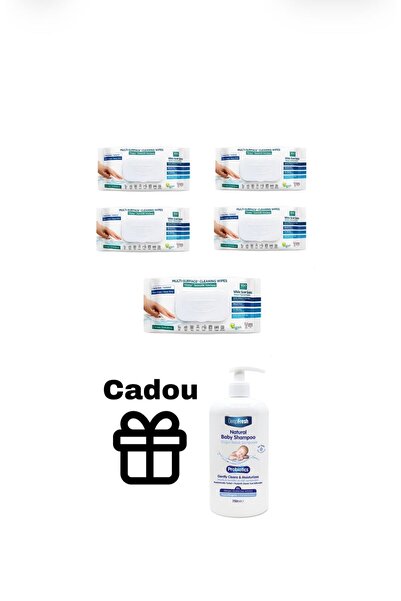 Deep Fresh Servetele umede pentru multisuprafete cu bicarbonat si otet -100 b...