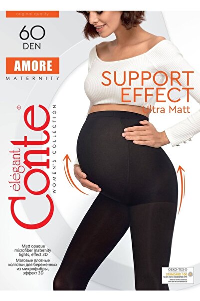 Conte Elegant Ciorapi de maternitate, din microfibră cu efect 3D, Amore 60 De...