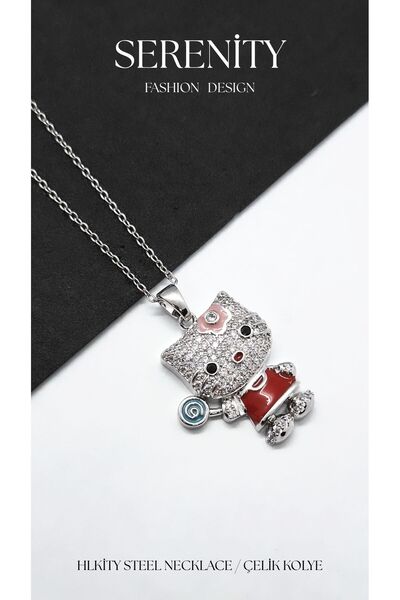 Serenity Hello Kitty Figure Steel Necklace01