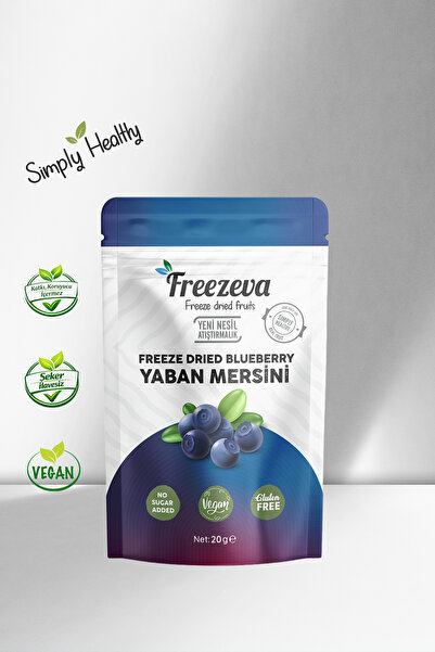 Freezeva Dondurularak Kurutulmuş Yaban Mersini 20 gr – Freeze Dried Yaban Mer...
