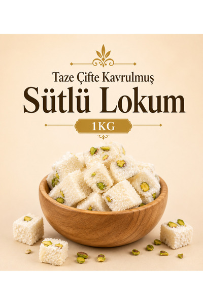 ÜLKÜ KURUYEMİŞ (1 KG) Taze Çifte Kavrulmuş Sütlü Lokum Hediyelik Tatlı Atıştı...