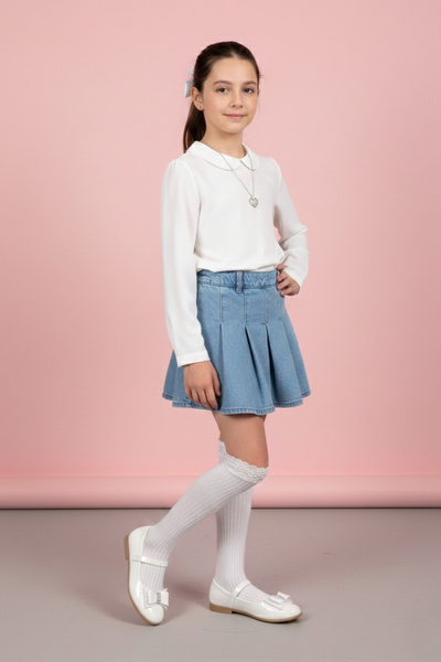 Walkenzo 5104 Balerina cipele za devojčice sa čičkom Ortopedsko Lakirana koža...