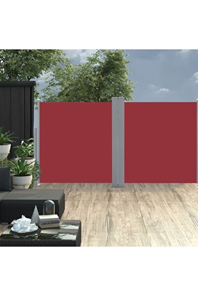 Concept Copertină laterală retractabilă, roșu, 120 x 600 cm