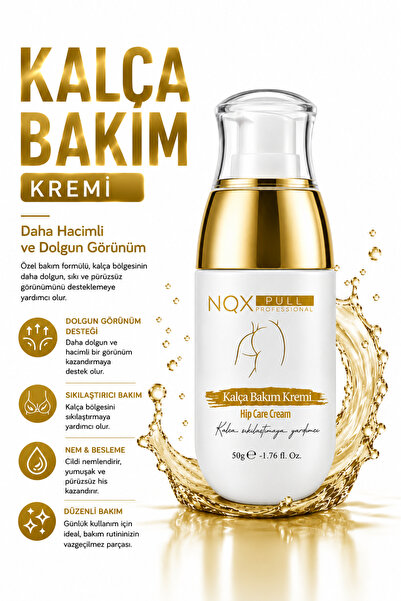 NQX PULL Kalça Büyütmeye % Dikleştirmeye Yardımcı Bakım Kremi E50g