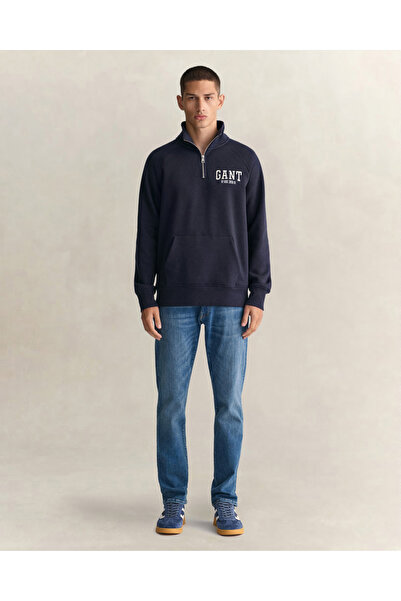 Gant Erkek Mavi Extra Slim Fit Jean Pantolon