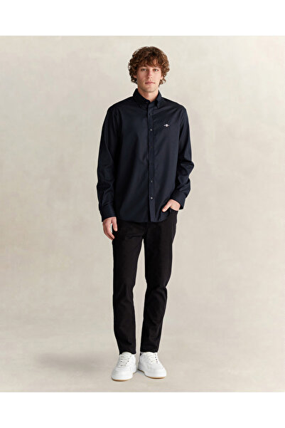 Gant Erkek Siyah Slim Fit Pantolon