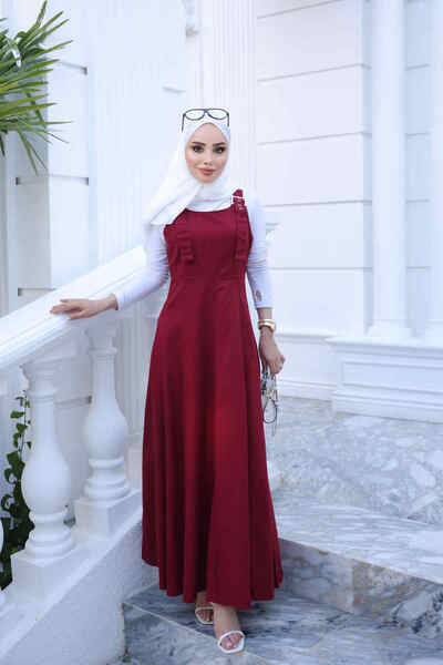 İmajButik جيليه جبردين بسحاب أحمر كلاريت