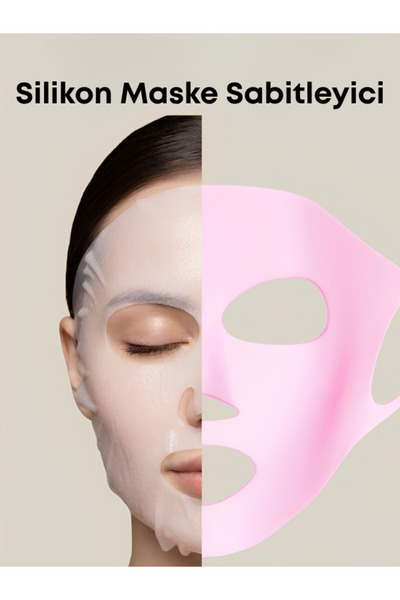 UQMO - Yüz Maskesi Koruyucu & Sabitleyici - Kağıt Maske Sabitleme - Pembe