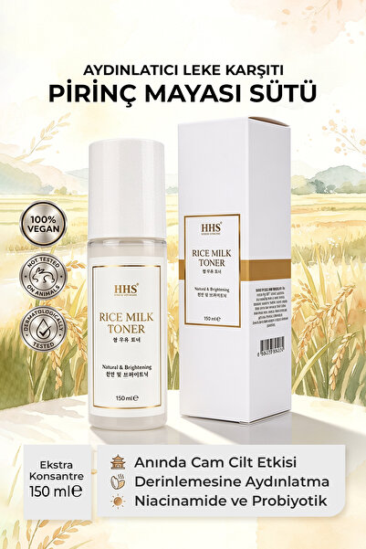 Hhs Rice Milk Toner - Pirinç Mayası, Niacinamide Beyazlatıcı Aydınlatıcı Leke...