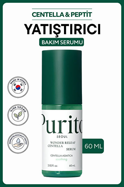 Purito Wonder Releaf Centella Serum 60ml - Kızarıklık Giderici, Bariyer Güçle...