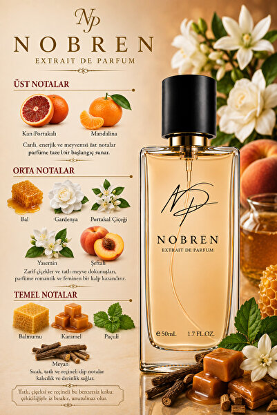 NOBREN J7 Scandal Kadın Parfümü 50 ML – Kalıcı ve Çekici Kadın Parfüm