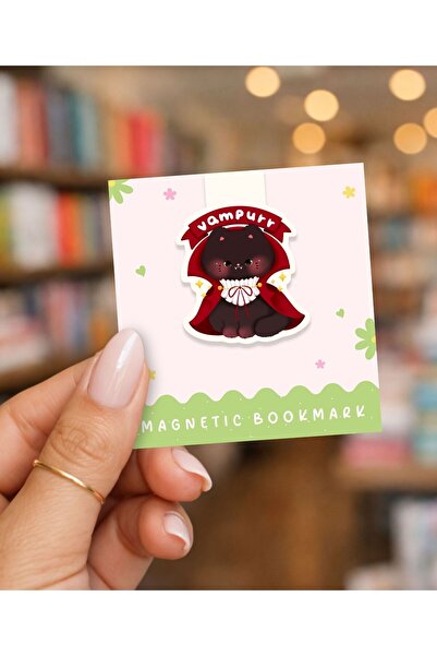Flurina Studio Mıknatıslı Kitap Ayracı No:10 - Vampurr