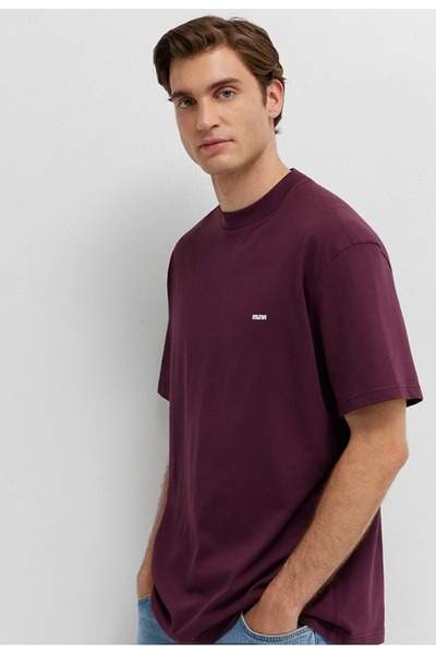 Mavi M0612216 Printed T-Shirt Men's T-Shirt Bordo
