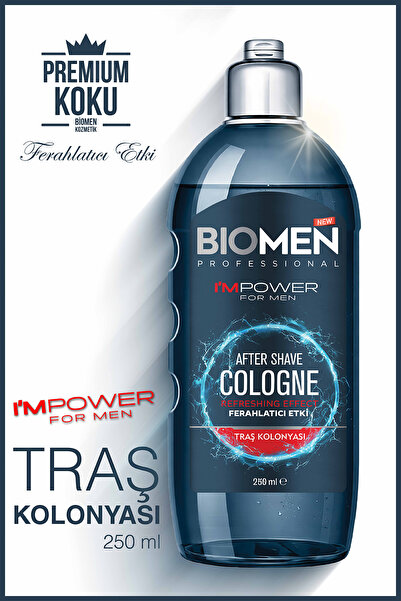 Biomen Tıraş Sonrası Kolonya Ferahlatıcı Etki I'm Power 250 ml