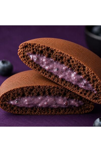 bite & more Blueberry Cocoa Protein Pancakes (50g X12 Pieces)
