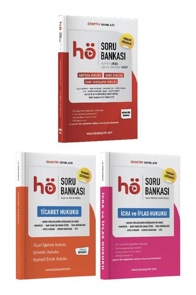 hukuk öğretir 2026 Adli Hakimlik Anayasa - Idare -idari Yargı -iyuk - Ticaret...