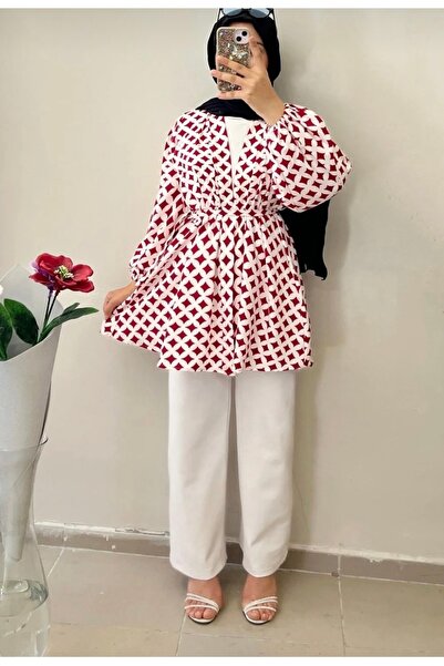DİLEKBUTİK yazlık desenli kimono