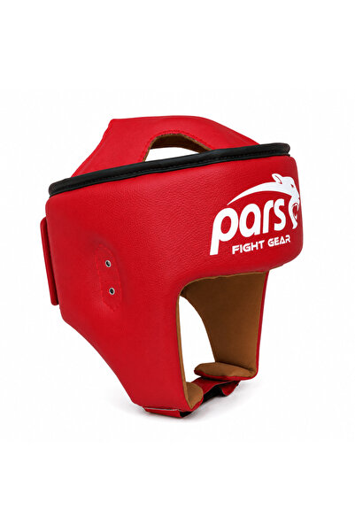 Pars Boks Kickboks Kaskı Açık Müsabaka Kaskı Kırmızı