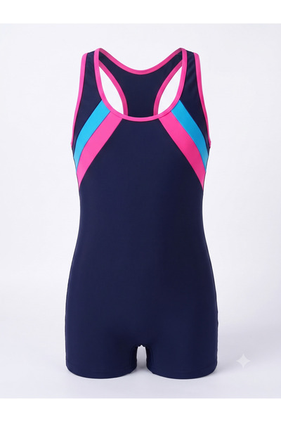 CUPSEA Costum de baie pentru fete din lycra cu pantaloni scurți 40 Factor Sun...