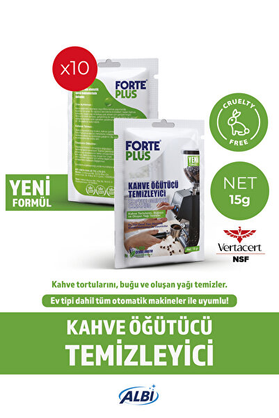 -Kahve Öğütücü Temizleyici 15GR- 10'lu Paket